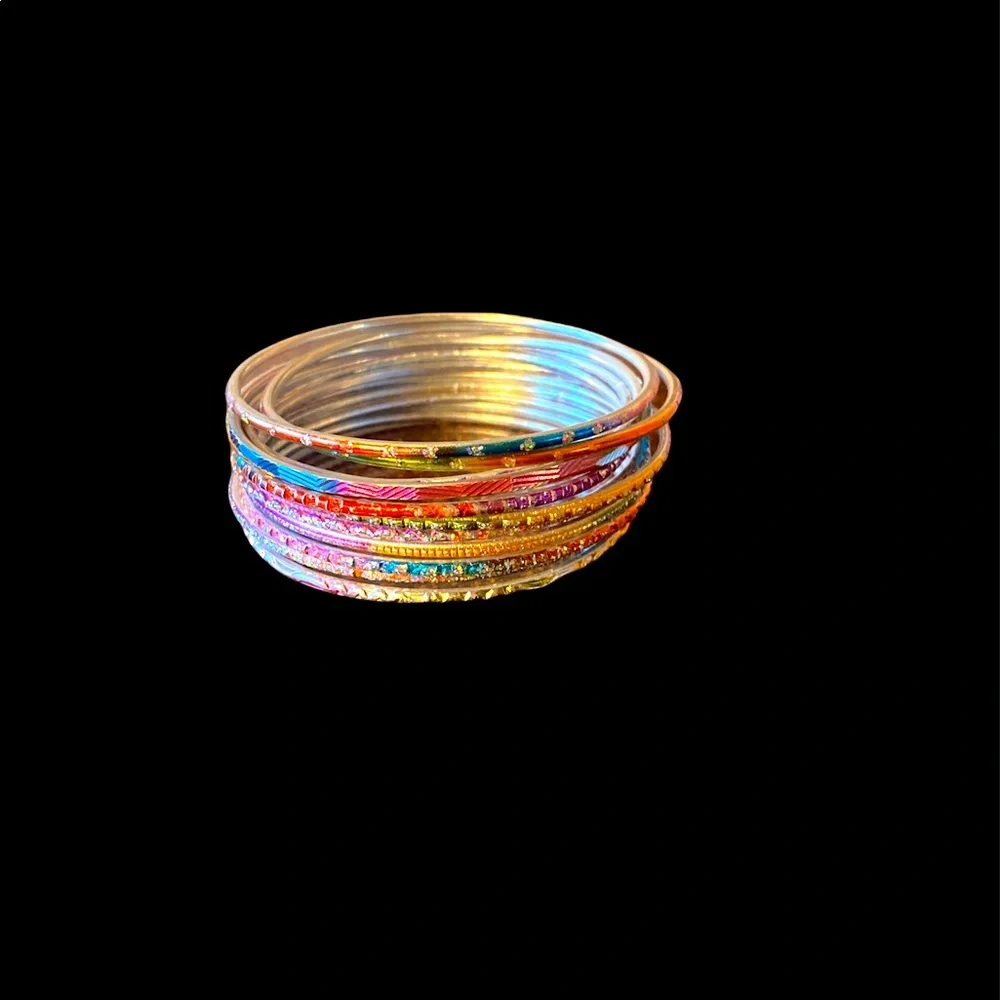 Multi-color Bangle Bracelets